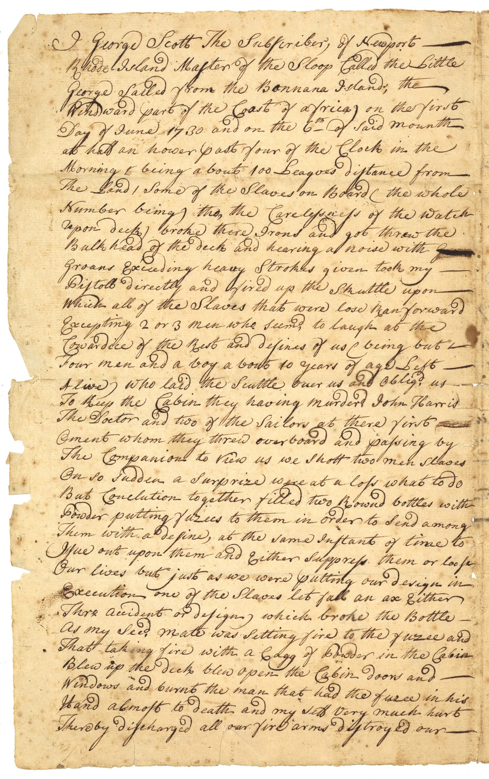 Little George Ship Revolt